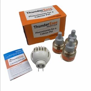 Thunderease Dog Cat Pet Calming Diffuser Kit 90 Day Supply